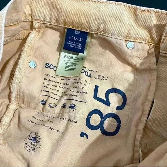 New Scotch & Soda Dean Loose Tapered Jeans Retro 80’s - Picture 14 of 15